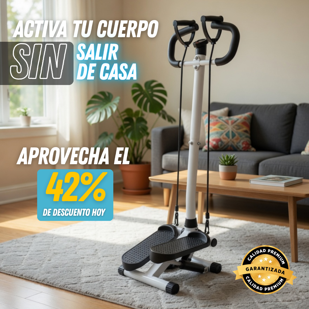 Stepper Activa Tu Cuerpo 2 en 1 🔥💪 (Piernas + Brazos en Casa 🏠✨)