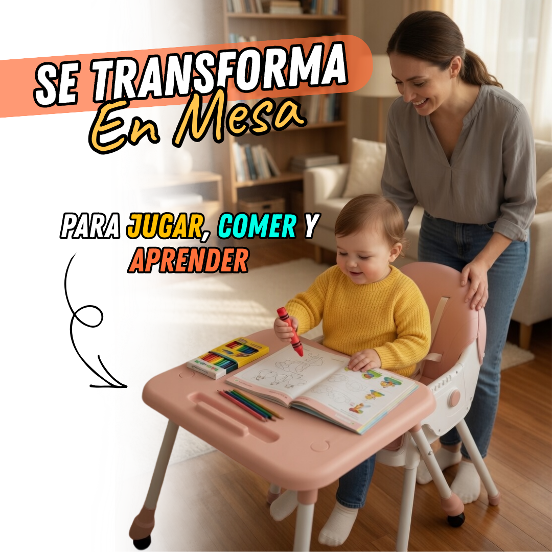 Silla Comedor Con Silla y Mesa Independientes