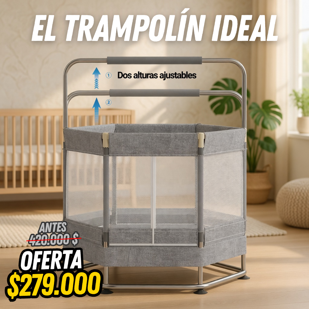 🧒🎪 Trampolín Infantil 5 en 1 – ¡Mucho Más que un Trampolín!