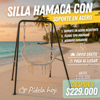 Silla Hamaca Tipo Columpio con Soporte TT
