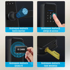 Cerradura Inteligente Con huella, pin, wifi, llave y tarjeta (TT)