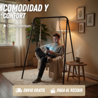 Silla Hamaca Tipo Columpio con Soporte TT