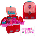 Set De Maquillaje De Juguete Para Niña Morral Con Accesorios
