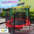 Trampolín Infantíl Recreativo, Interior o Exterior