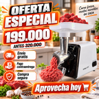 Moledora Eléctrica de Carne Profesional 2800W