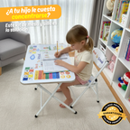 Combo Escritorio Plegable + Silla Infantil PREMIUM UNISEX