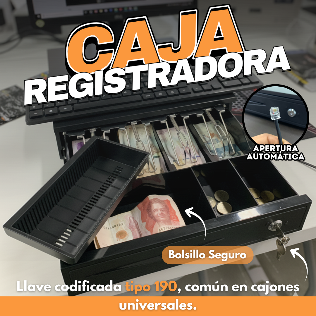 Caja de Seguridad para Negocios y Hogar con Organización de Efectivo TT