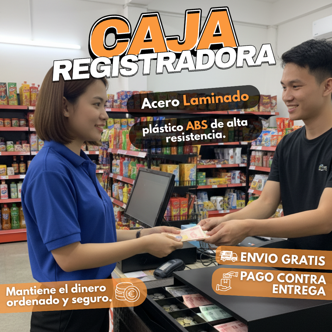 Caja de Seguridad para Negocios y Hogar con Organización de Efectivo TT