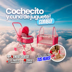 COMBO Cochecito con Cuna. Gratis cuaderno de pintura mágico