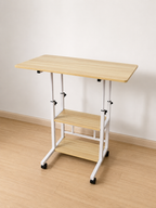 Mesa Plegable de Madera – Altura Regulable Inteligente 89cm x 80 x 40