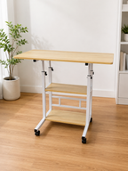 Mesa Plegable de Madera – Altura Regulable Inteligente 89cm x 80 x 40