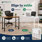 Escritorio Móvil Plegable Madera & Metal PREMIUM
