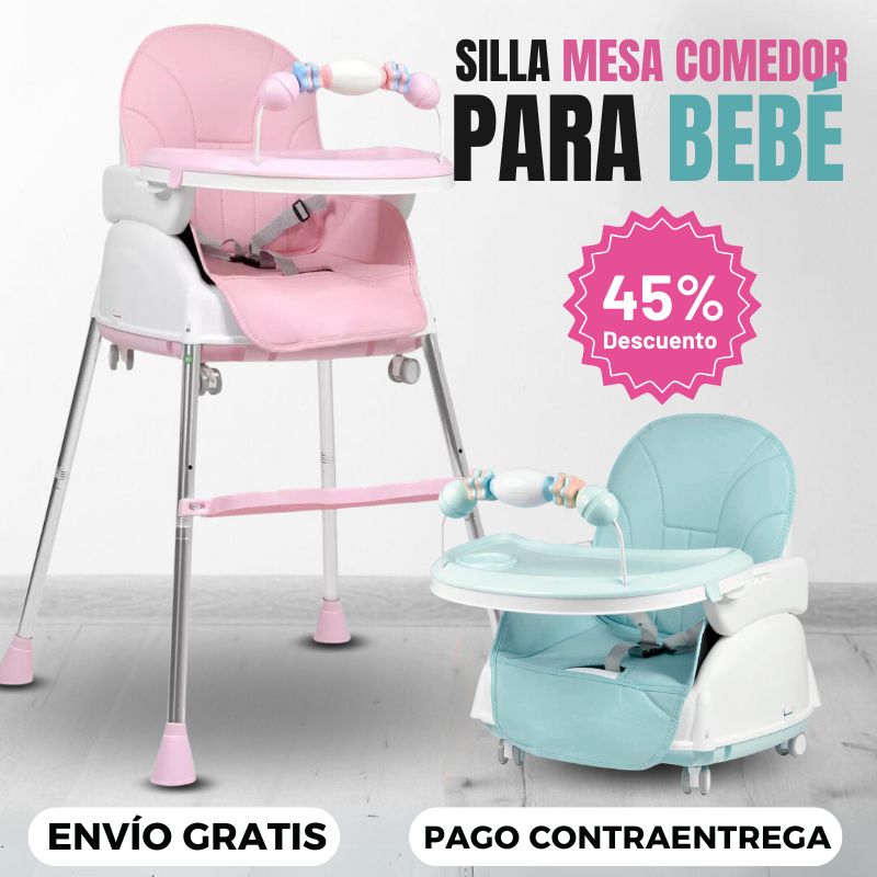 Silla Multifuncional para Bebé 4 en 1: Acompaña Cada Etapa