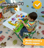 Combo Escritorio Plegable + Silla Infantil PREMIUM UNISEX