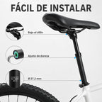 Poste de Sillín Amortiguado Premium para Bicicleta