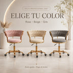 Silla Profesional de Estética Premium 360° con Altura Ajustable y Ruedas