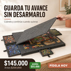 Mesa Organizadora para Rompecabezas 2 en 1 con 6 Cajones